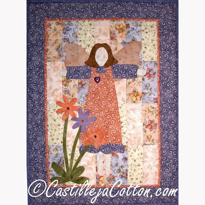 Garden Angel and Daisies Downloadable Pattern