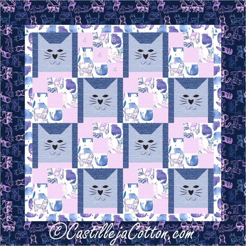 Nine Patch Cats Downloadable Pattern