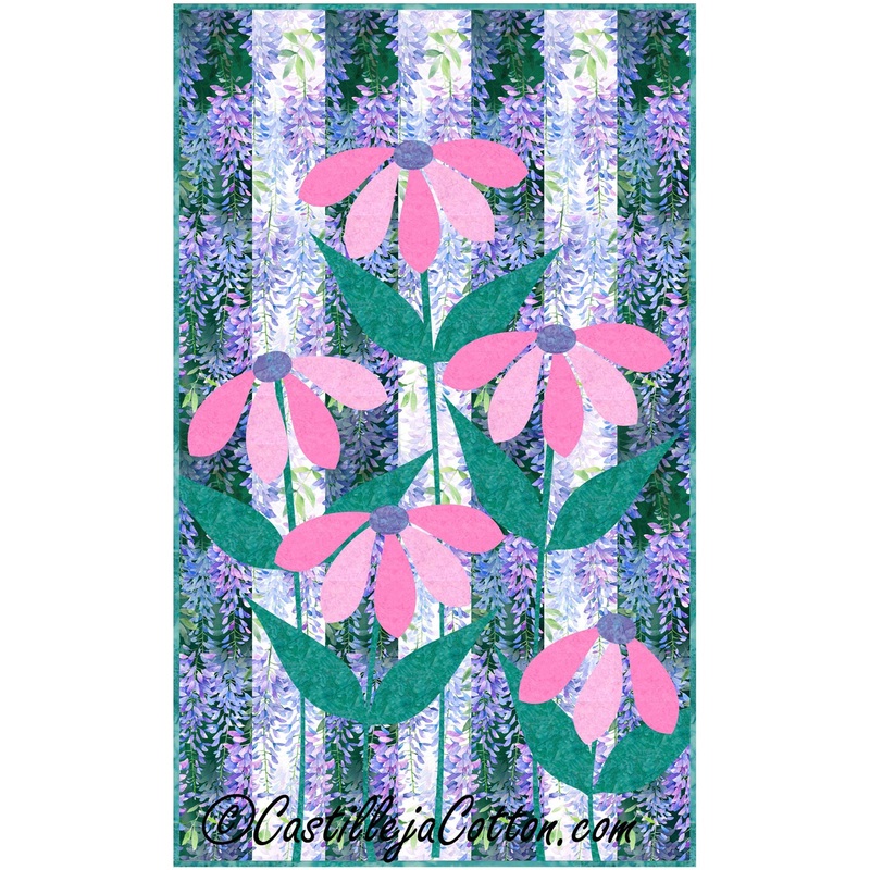 Ribbon Cone Flowers Downloadable Pattern