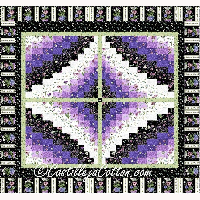 Stained Glass Flowers King Downloadable Pattern