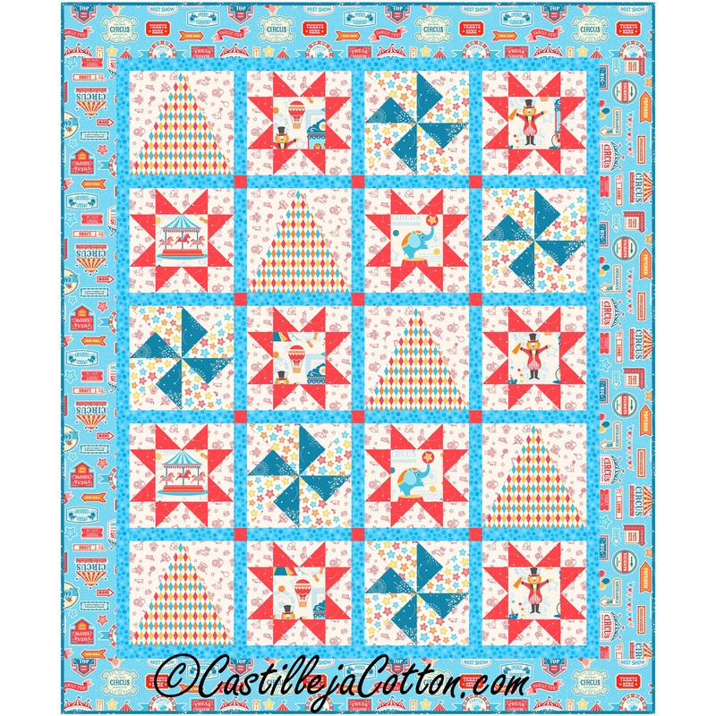 Starry Circus Downloadable Pattern
