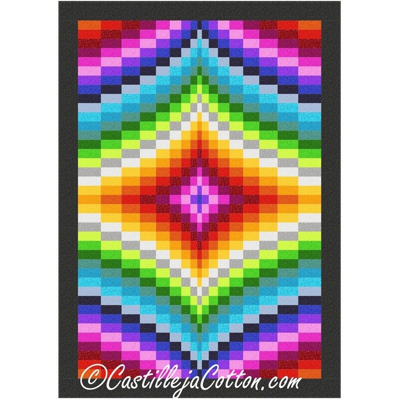 Twin Diamond Gold Dust Downloadable Pattern