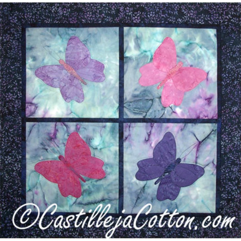 Batik Butterflies 4 Downloadable Pattern