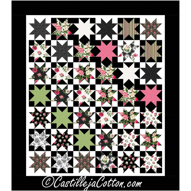Bloom Dime Stars Downloadable Pattern
