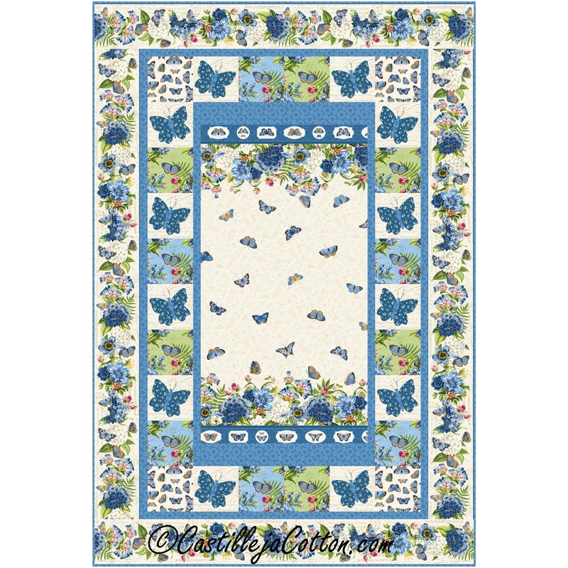 Blue Butterflies Downloadable Pattern