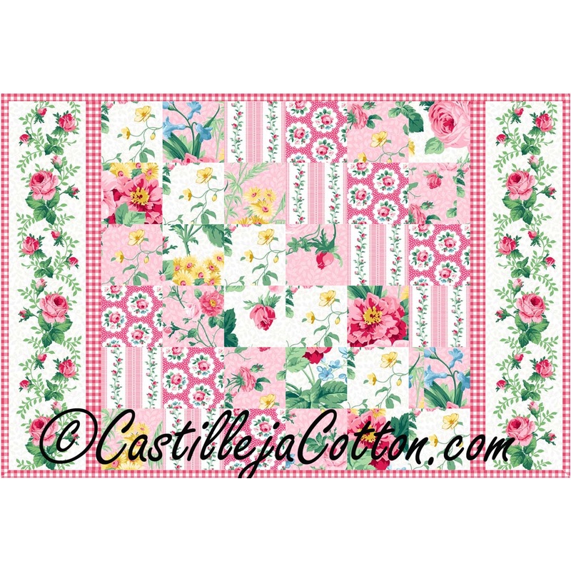 Diagonal Squares Placemat Downloadable Pattern