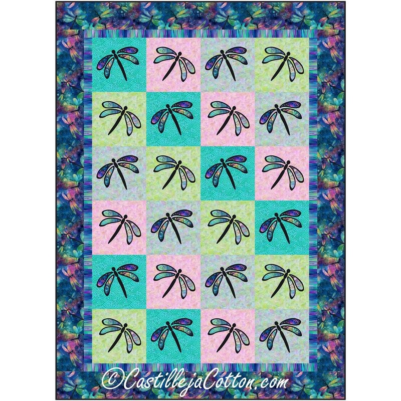 Fantasy Dragonflies Downloadable Pattern