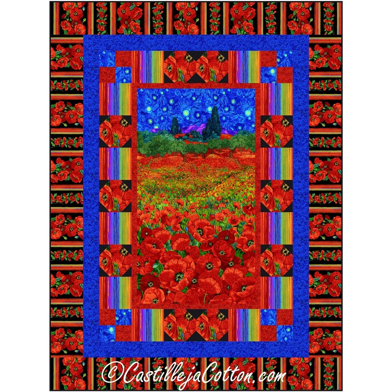 Fantasy Poppies Downloadable Pattern