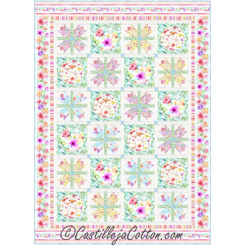 Flowers And Birds Downloadable Pattern