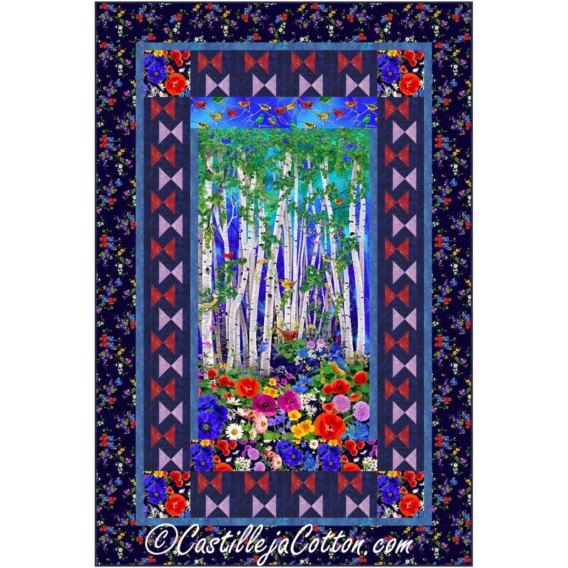 Forest, Birds and Butterflies Downloadable Pattern