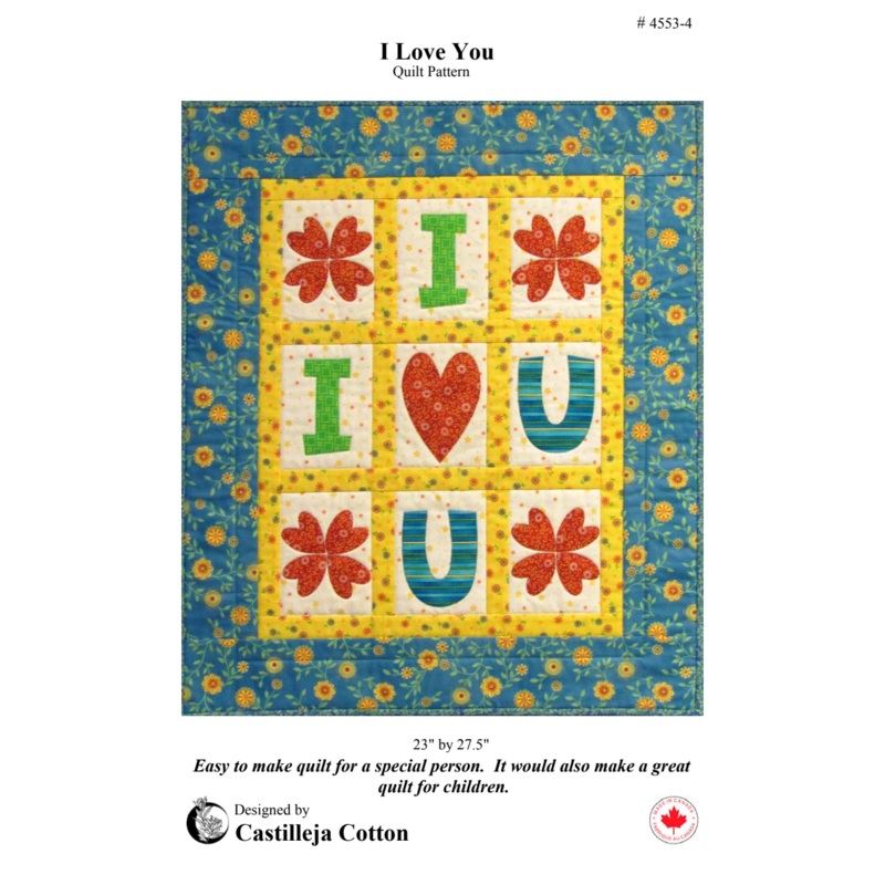 I Love You Downloadable Pattern