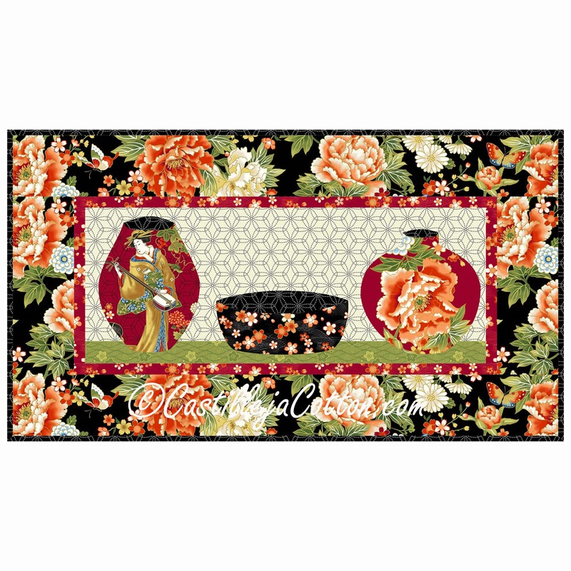 Kyoto Vases Downloadable Pattern