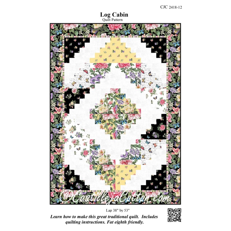 Log Cabin Downloadable Pattern