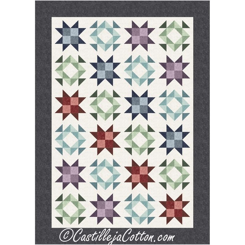 Mosaic Stars Downloadable Pattern