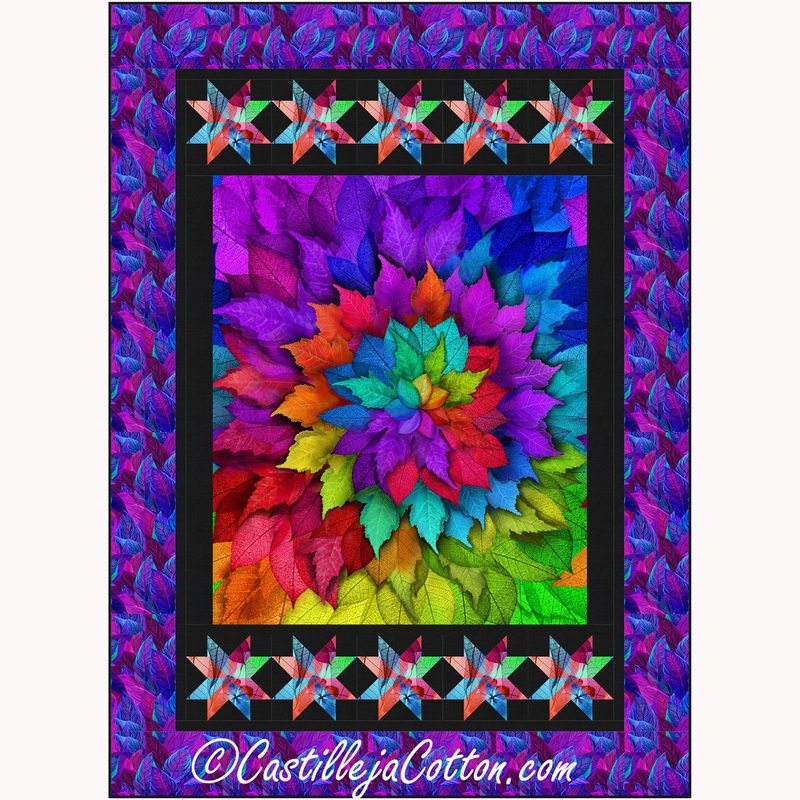 Neon Flowers Downloadable Pattern