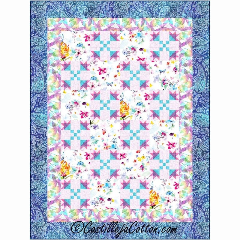 Paisley Flowers Downloadable Pattern