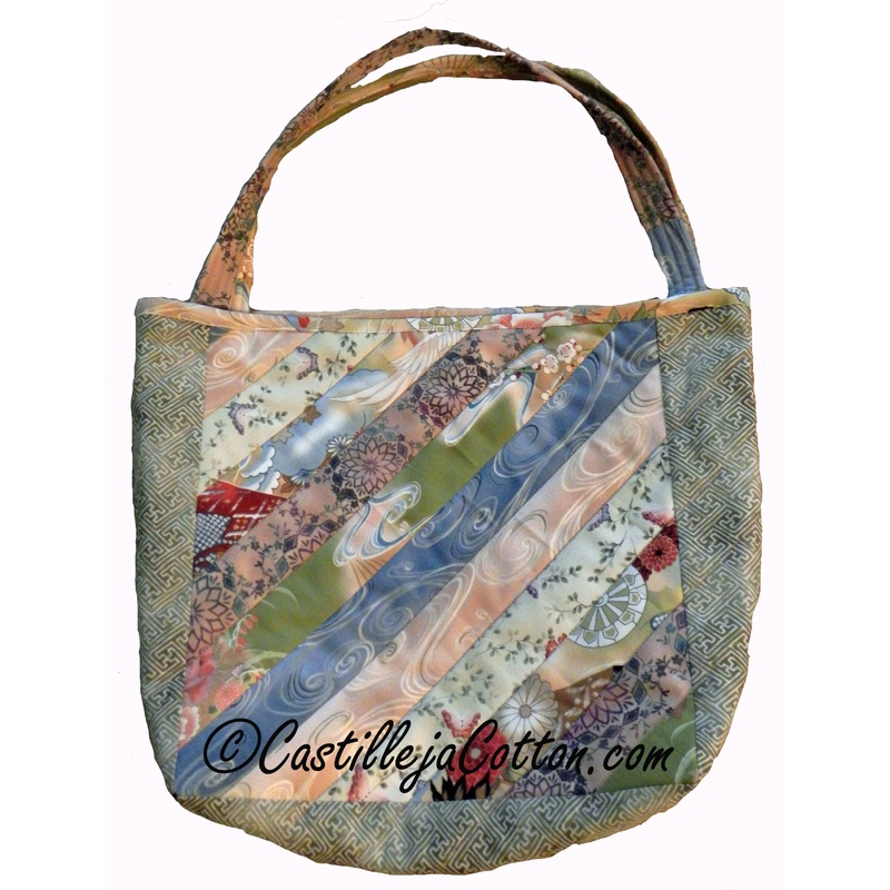 Ribbon Tote Bag Multi Downloadable Pattern