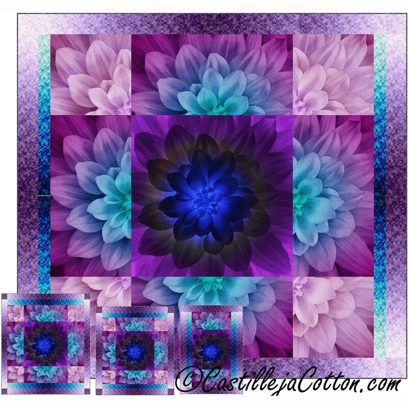 Rippling Flowers Downloadable Pattern