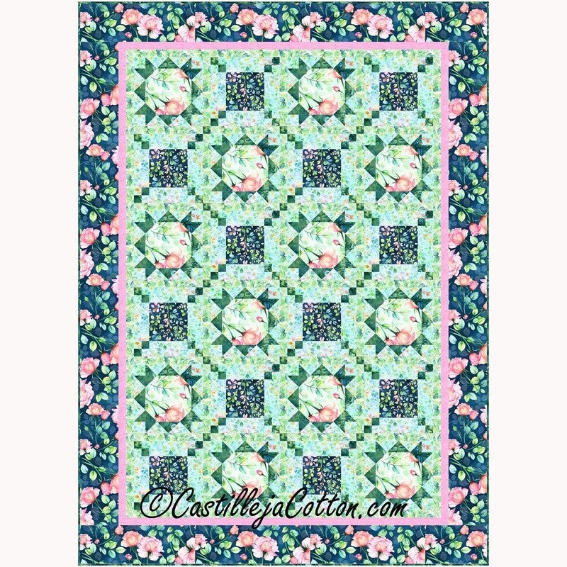 Roses and Leaves Downloadable Pattern