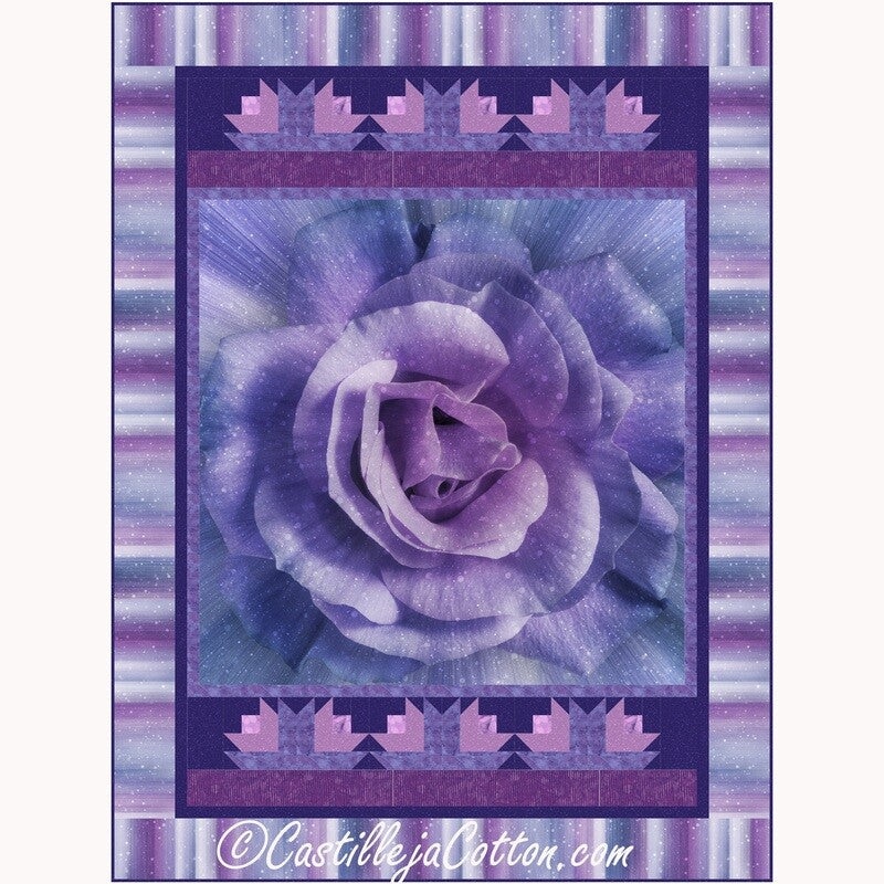 Roses Are Purple Downloadable Pattern