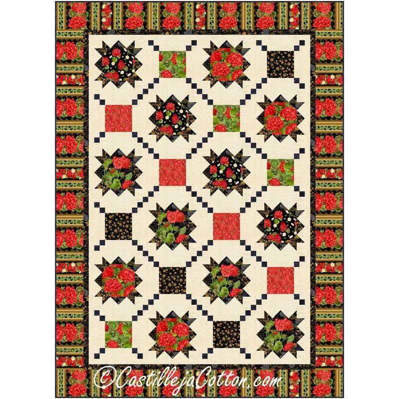 Scarlet Stars Downloadable Pattern