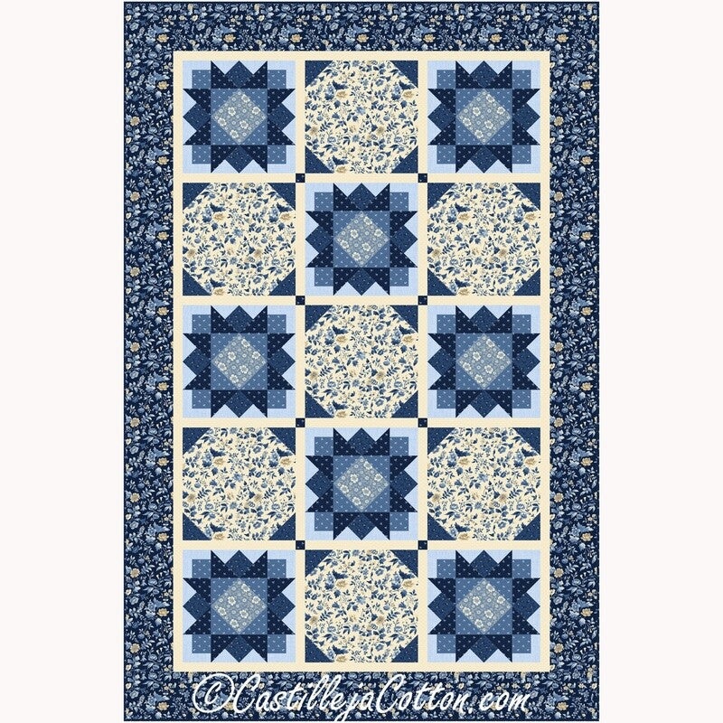 Starry Flowers Downloadable Pattern