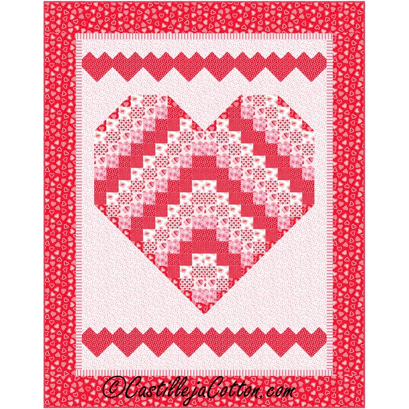 Sweet Hearts Lap Downloadable Pattern