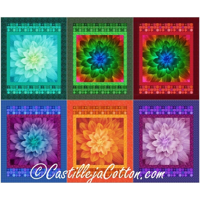 Tiled Flowers Downloadable Pattern