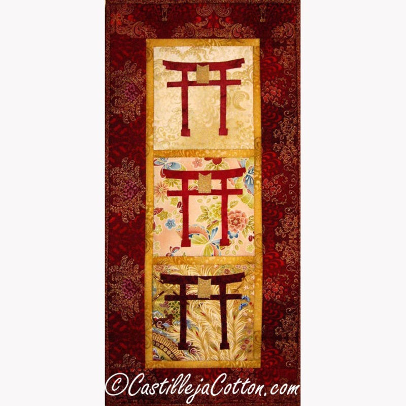 Torii Gate Panel Downloadable Pattern