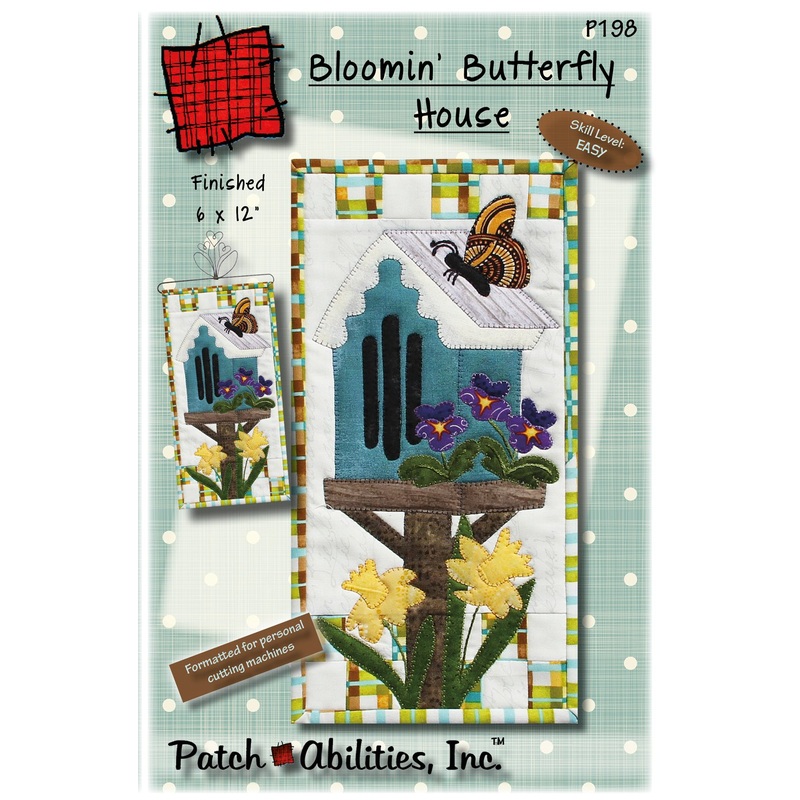 Blooming Butterfly House Quilt Pattern