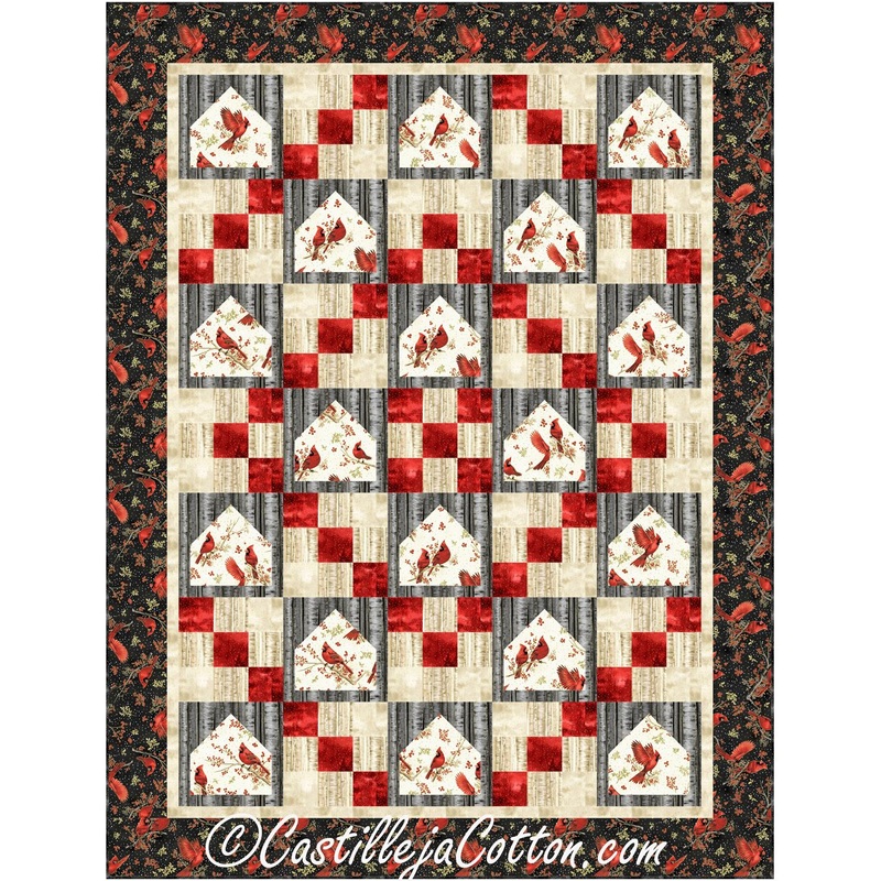 Cardinal Birdhouses Downloadable Pattern