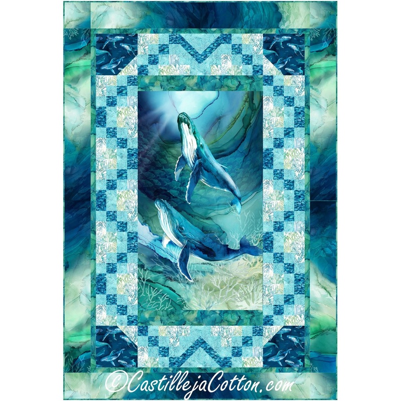 Deep Humpbacks Downloadable Pattern