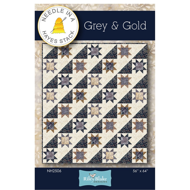 Grey & Gold Downloadable Pattern