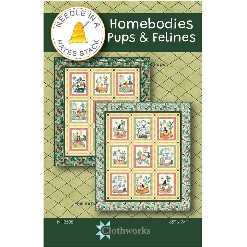 Homebodies Pups & Felines Downloadable Pattern