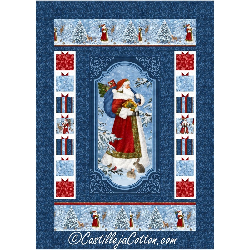 Santa in the Forest Downloadable Pattern