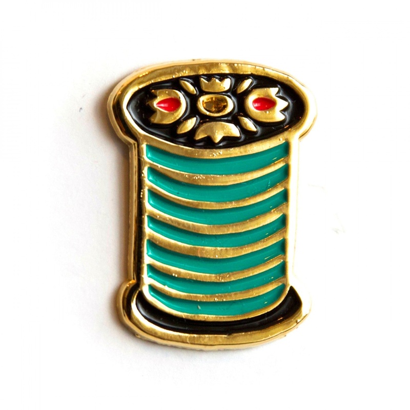 Spool of Thread Enamel Pin