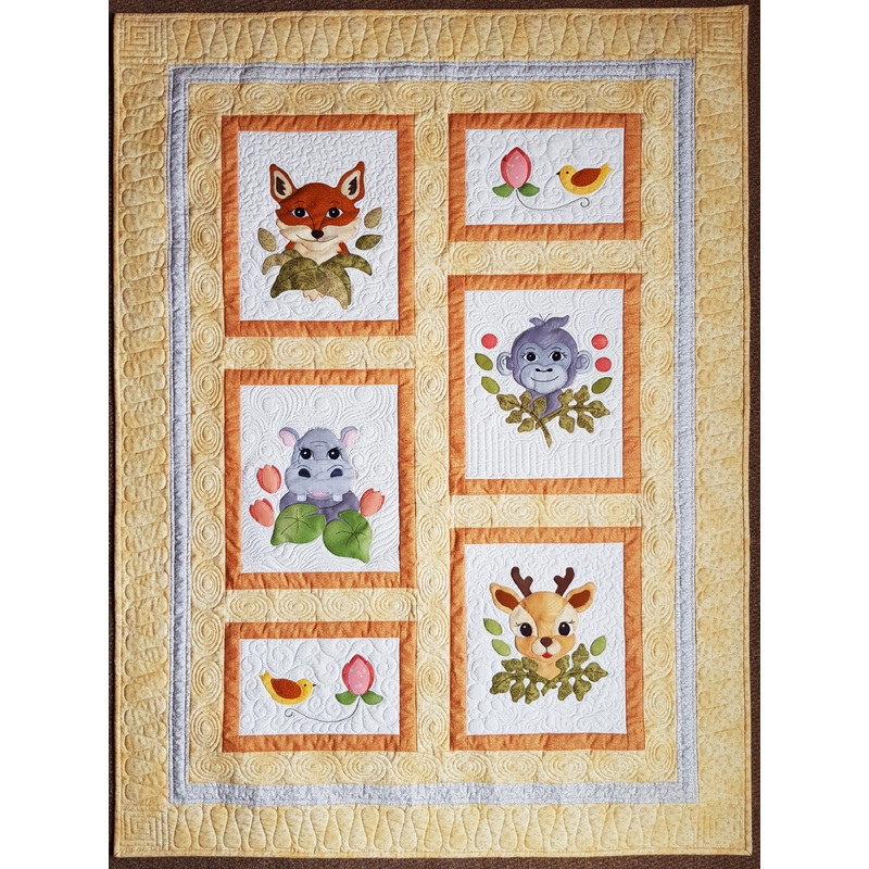 Woodland Animals Cribs Downloadable Pattern