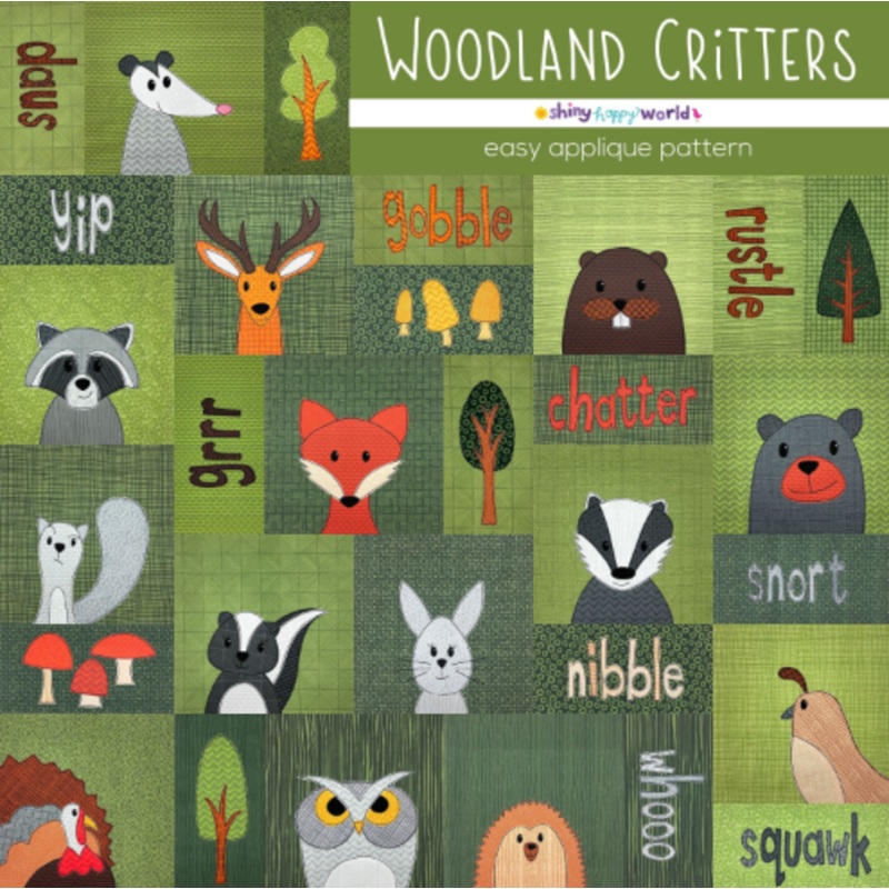 Woodland Critters Downloadable Pattern