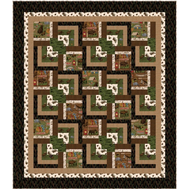 Cabin in the Pines Downloadable Pattern