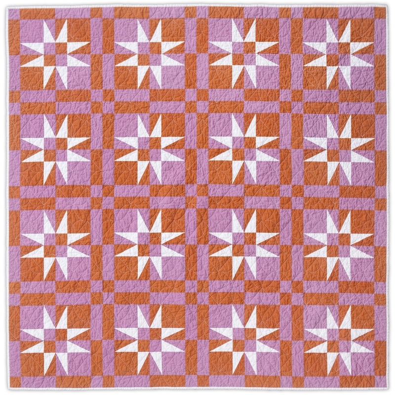 Checkered Starlight Quilt Downloadable Pattern