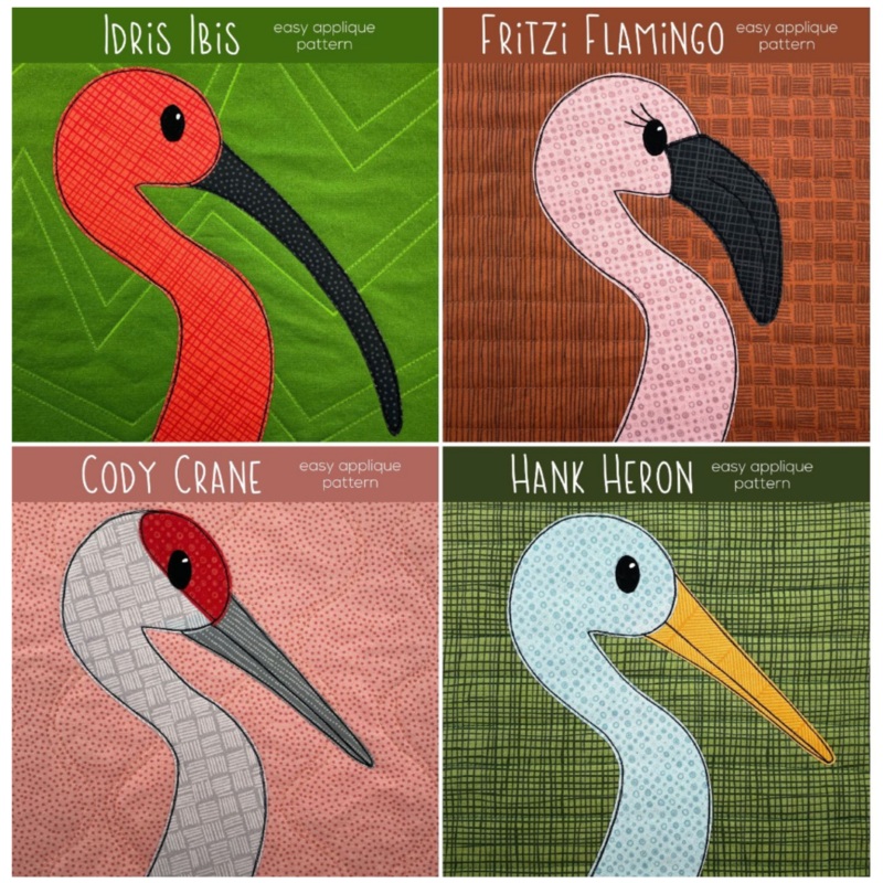 Long-Legged Wading Birds Downloadable Pattern