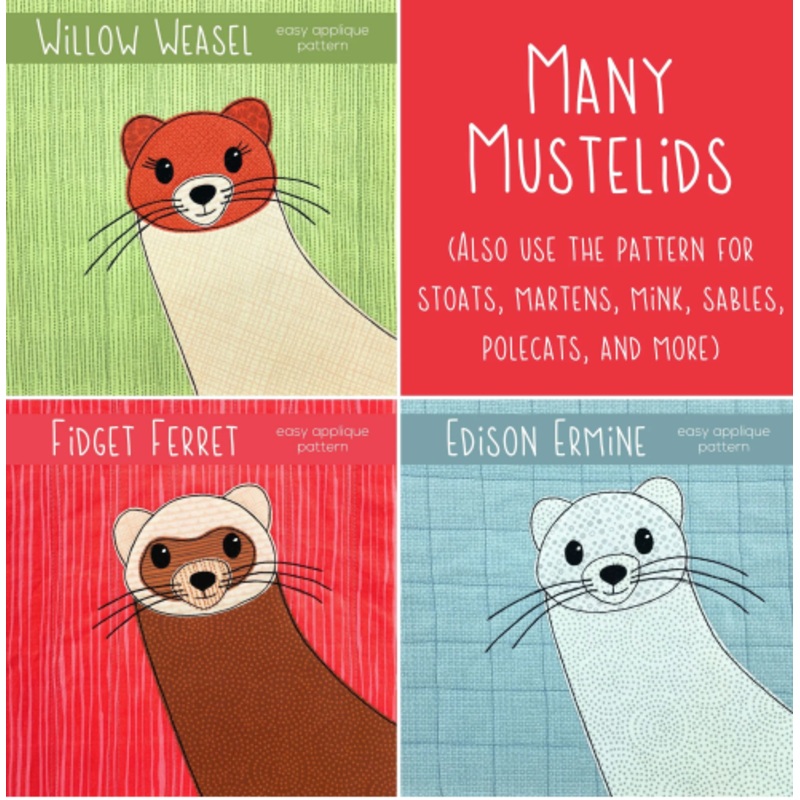 Mustelids Downloadable Pattern