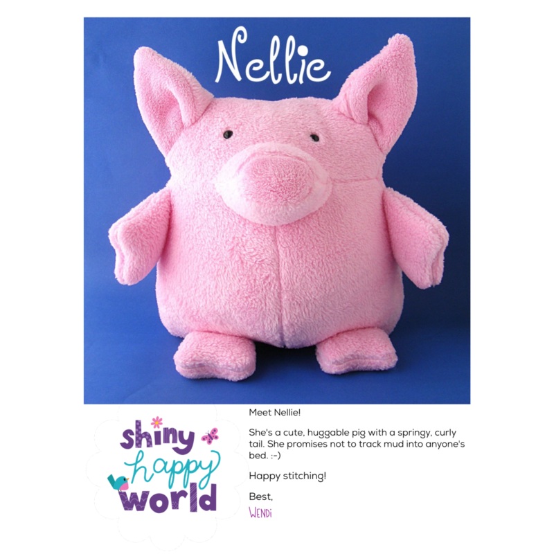 Nellie Pig Downloadable Pattern
