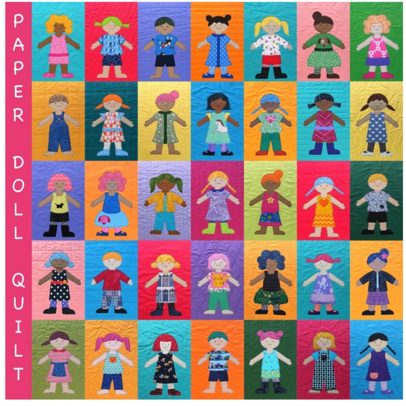 Paper Doll Quilt Downloadable Pattern