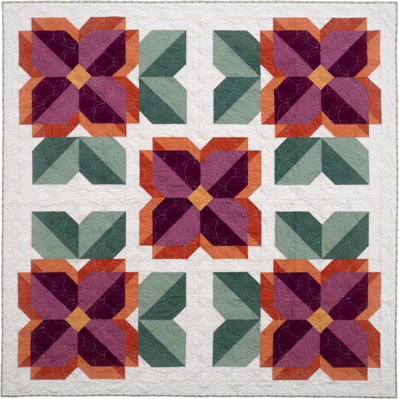 Sunny Blooms Quilt Downloadable Pattern