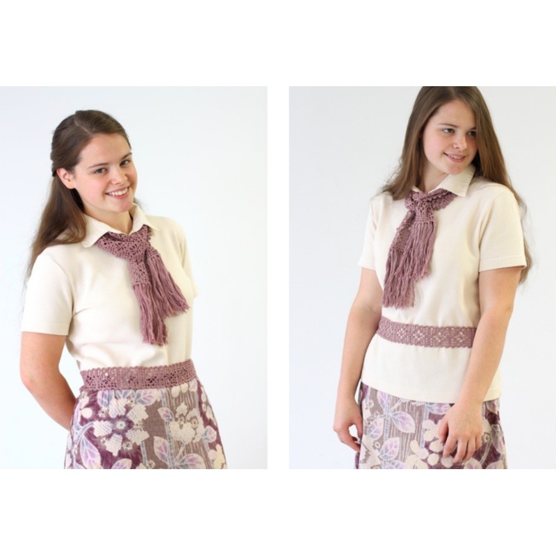 Diamond Strike Lace Set Downloadable Pattern