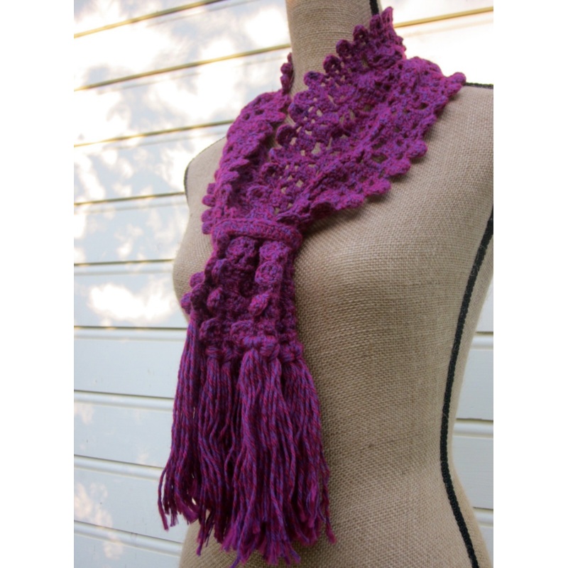 Diamond Strike Scarf Downloadable Pattern