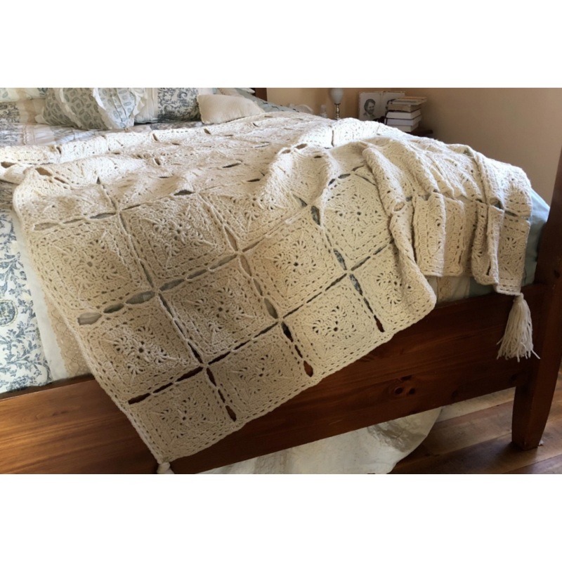 Double Diamond Throw Downloadable Pattern