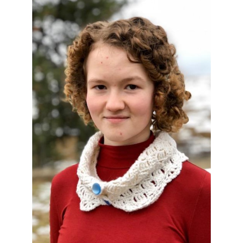 Frosty Lace Cowl  Downloadable Pattern