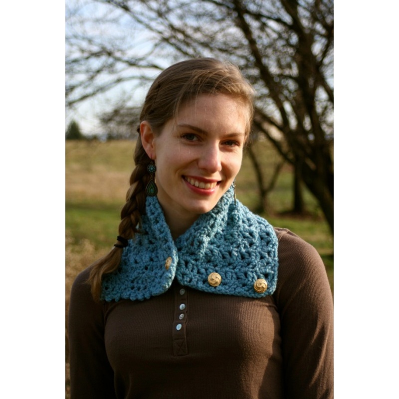 Heather Bloom Neckwarmer Downloadable Pattern